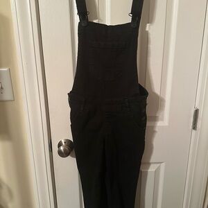 Wallflower Black Denim Overalls